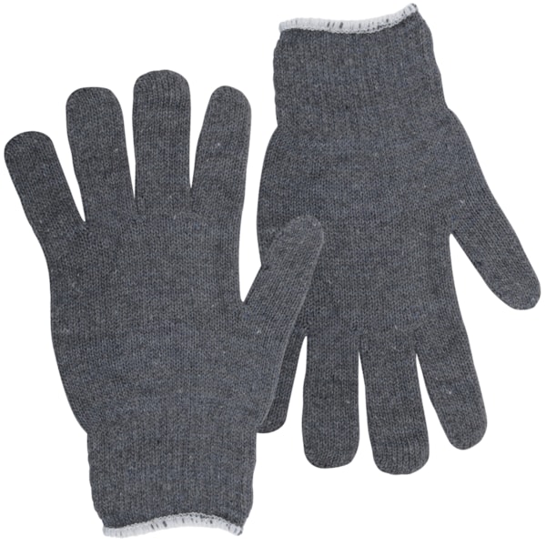 Heavyweight Cotton Poly Blend String Knit Work Gloves, 12 Pair