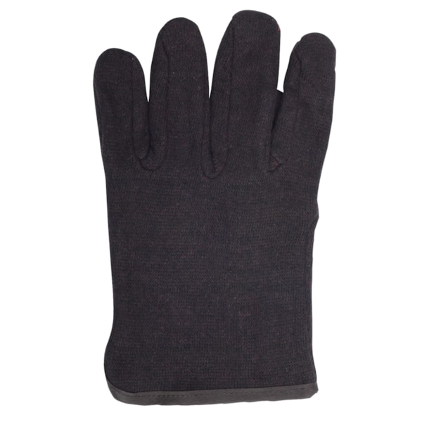 Insulated Red Lined Brown Jersey Cold Resistant Work Gloves
