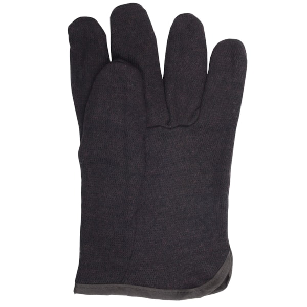 Insulated Red Lined Brown Jersey Cold Resistant Work Gloves