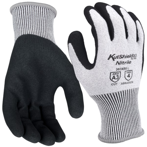 ANSI Cut A2 Sandy Nitrile Coated Glove
