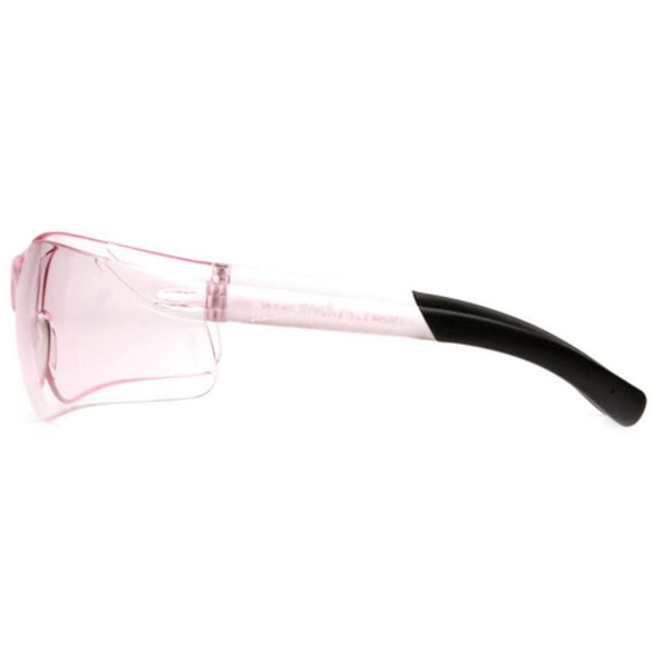 Mini Ztek Frameless Pink Lens Safety Glasses With Pink Templates