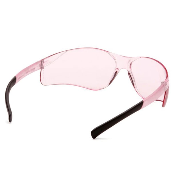 Mini Ztek Frameless Pink Lens Safety Glasses With Pink Templates