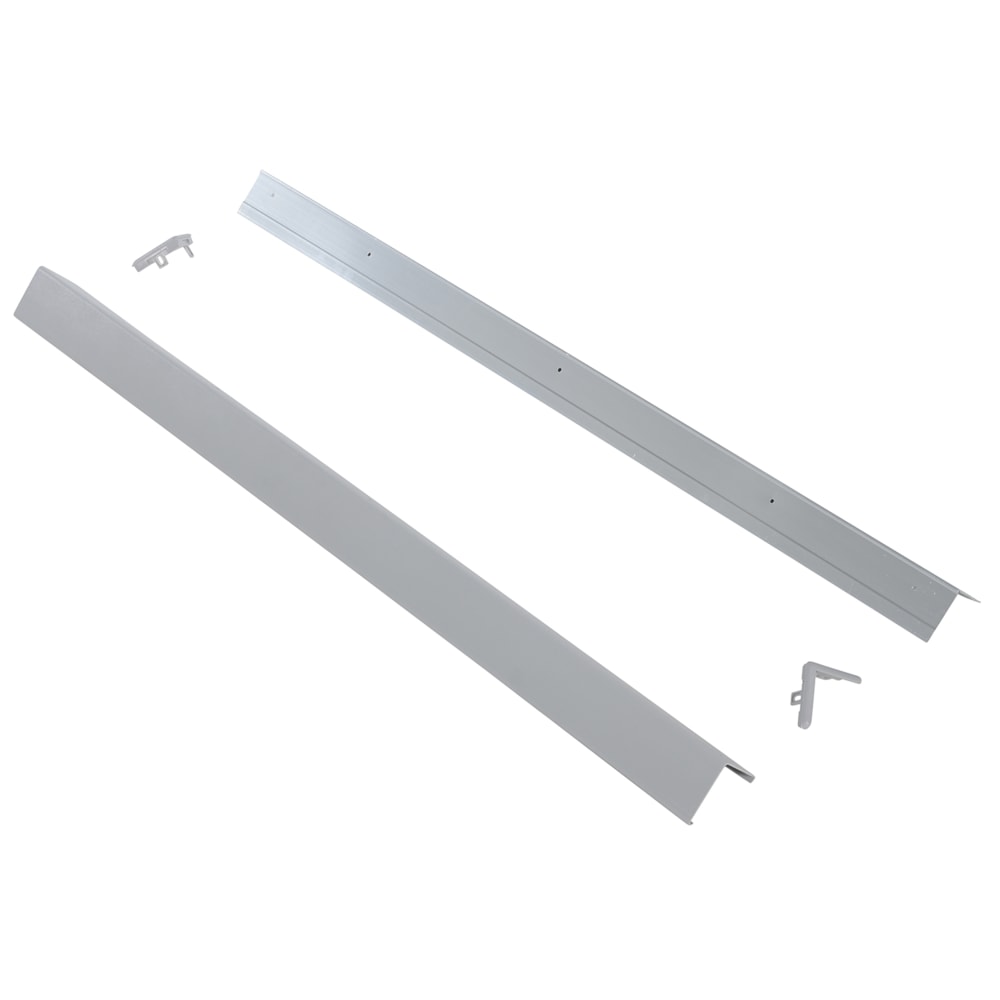 3" Gray PVC Corner Guard With Aluminum Insert