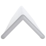 3" Gray PVC Corner Guard With Aluminum Insert thumbnail 4