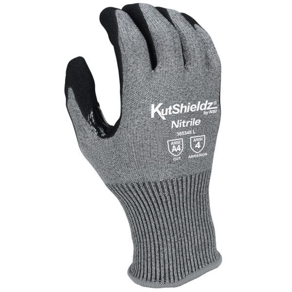 ANSI Cut A4 Sandy Nitrile Coated Gloves