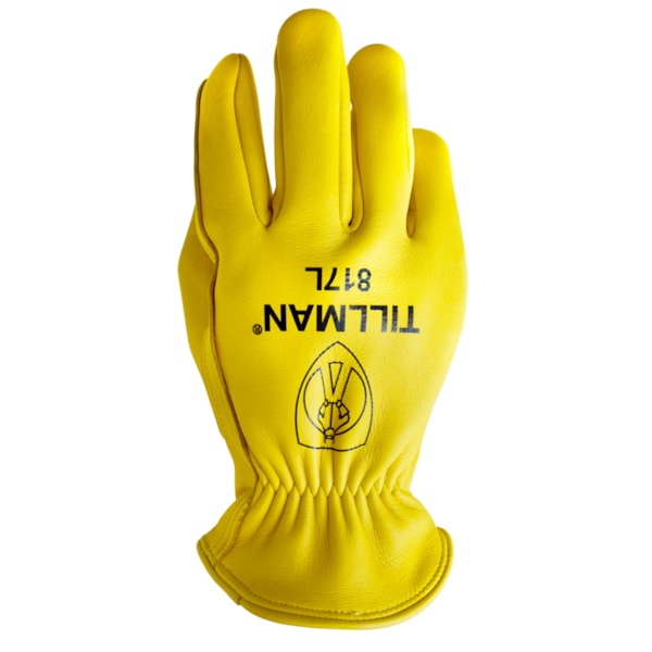 Premium Top Grain Heavyweight Elk-Skin Driver Glove With Cotton-Lined Back