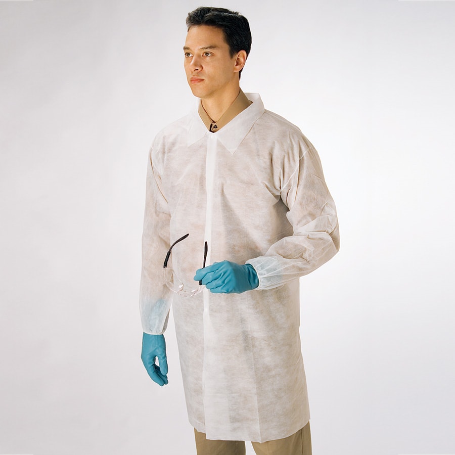 Disposable Polypropylene Lab Coat