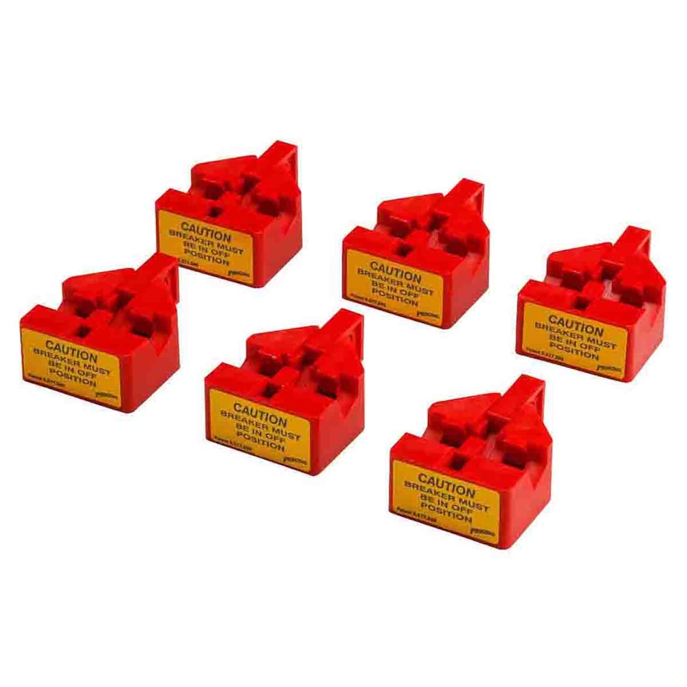 Circuit Breaker Lock-Out Multi-Pole, 6 Pk