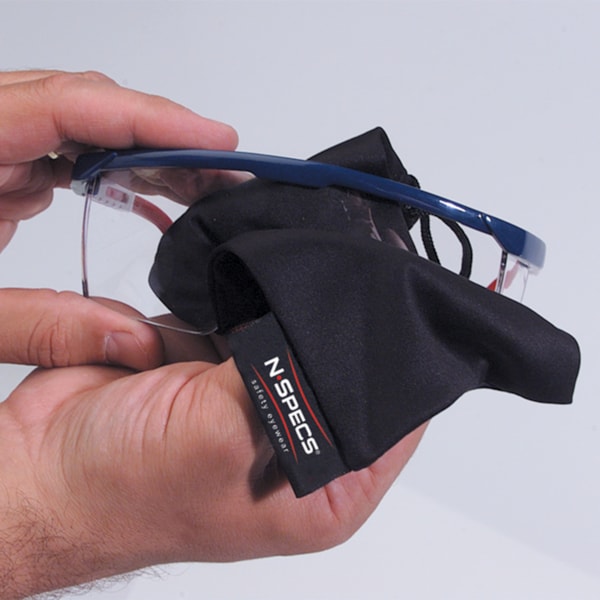 2-In-1 Safety Glasses Case & Cleaning Cloth