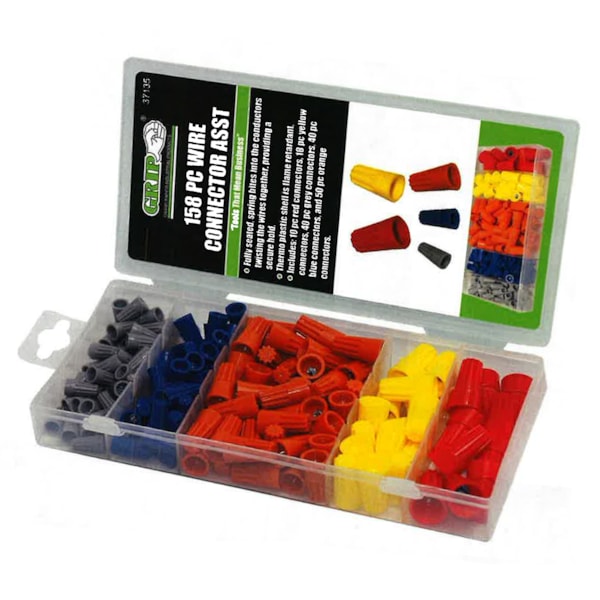 158 Piece Assorted Wire Connector Set