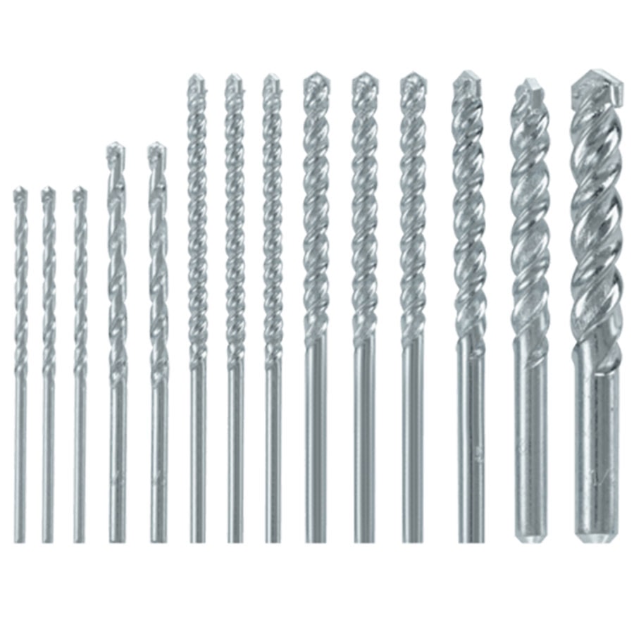 14 pc. Fast Spiral Rotary Masonry Bit Set