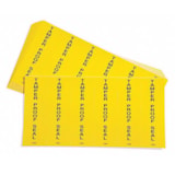 Tamperproof Seal Labels Yellow 6/pk thumbnail 1