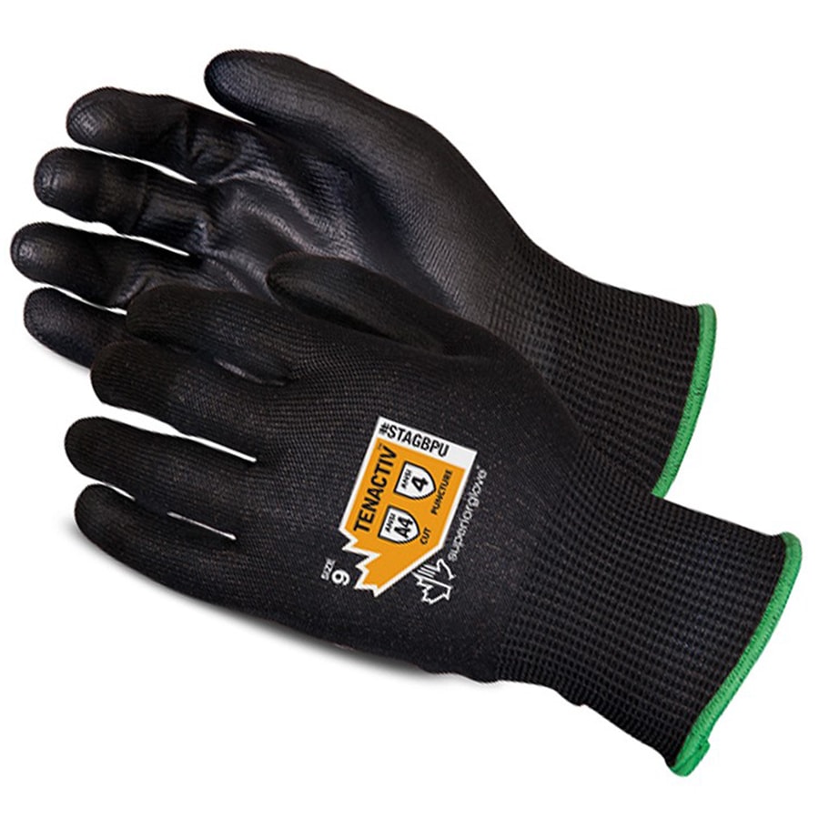TenActiv™ Composite Filament Fiber Cut-Resistant Knit with PU Palm Coated Gloves