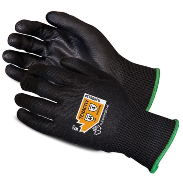 TenActiv™ Composite Filament Fiber Cut-Resistant Knit with PU Palm Coated Gloves