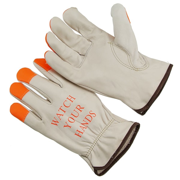 Hi-Vis Orange Finger Tip Driver Gloves