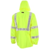 Luminator™ 598RJH 1-Piece Rainwear Jacket With Attached Drawstring Hood, Unisex, Polyurethane/Polyester, Resists: Water, ANSI/ISEA 107-2015 Type R Class 3 thumbnail 2