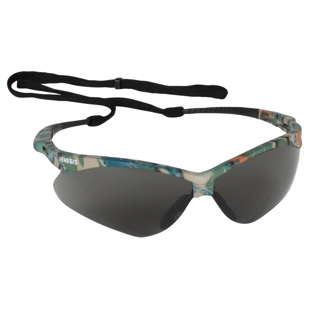 V30 Nemesis* Smoke Anti-Fog Anti-Scratch Lens & Camo Frame Safety Glasses