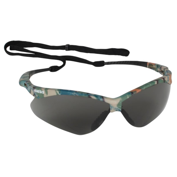 V30 Nemesis* Smoke Anti-Fog Anti-Scratch Lens & Camo Frame Safety Glasses