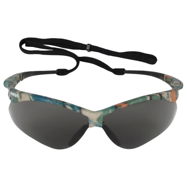 V30 Nemesis* Smoke Anti-Fog Anti-Scratch Lens & Camo Frame Safety Glasses
