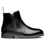 Women's Omega EH Stylish Black Steel Toe Safety Boot thumbnail 2