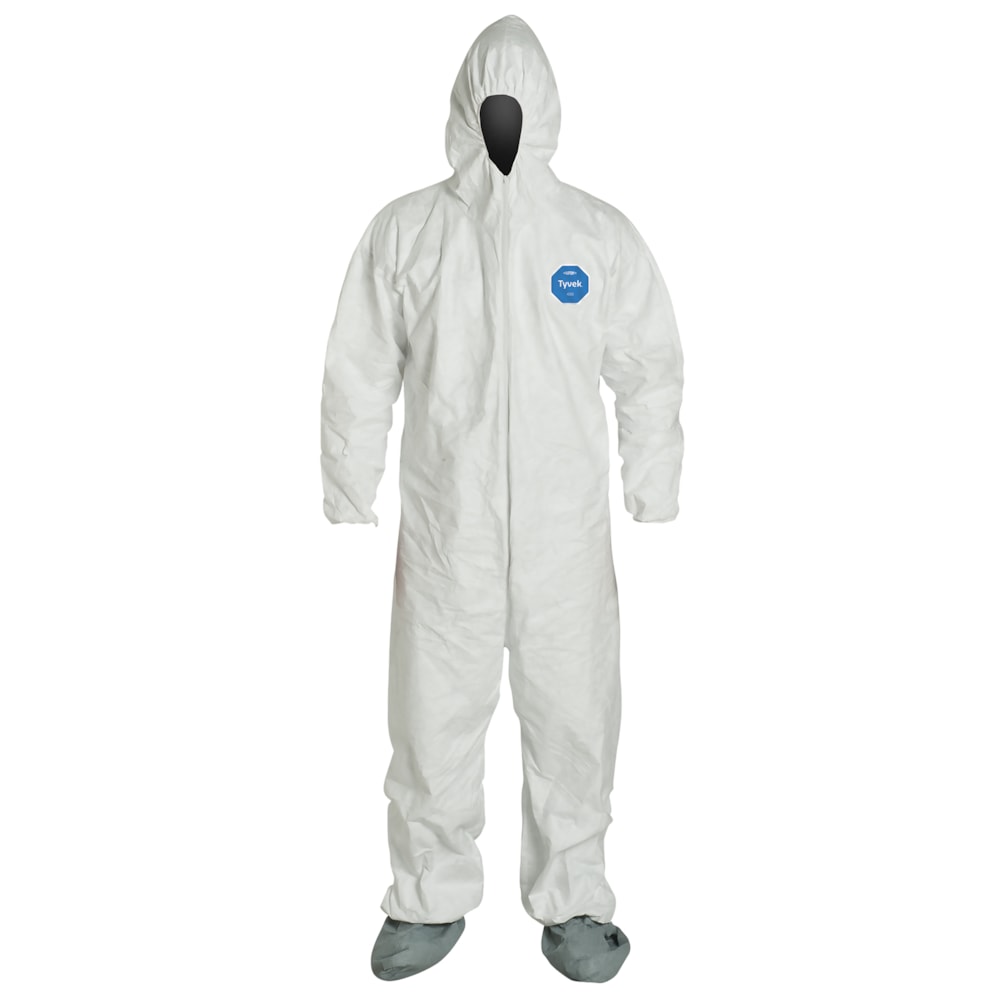 Tyvek® 400 Hood, Boots, & Elastic Wrists Disposable Coveralls, 25/Case