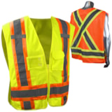  Heavy Duty 7-Pocket Tear Away Cruiser Vest X-Back thumbnail 1