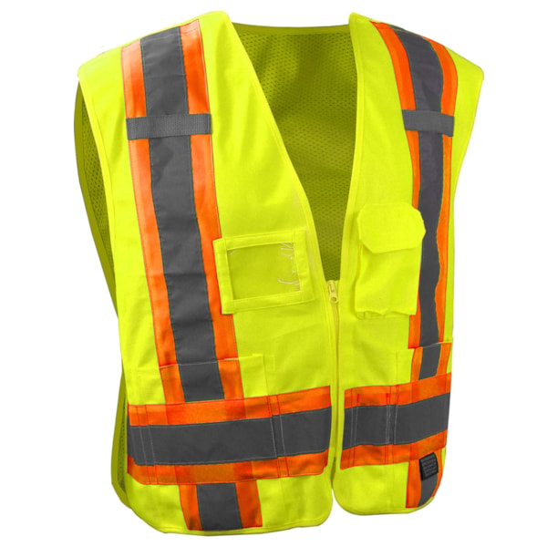  Heavy Duty 7-Pocket Tear Away Cruiser Vest X-Back
