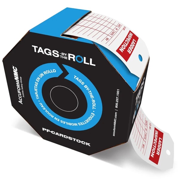 Ladder Inspection Safety Tag 250/Roll