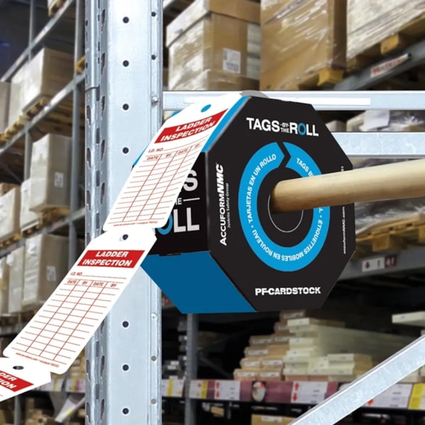 Ladder Inspection Safety Tag 250/Roll