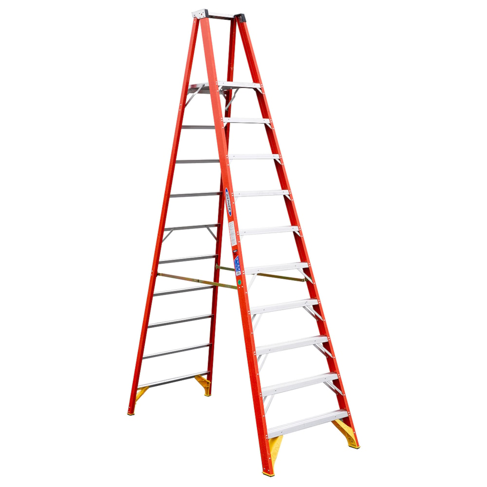 16ft Reach Height Fiberglass Platform Ladder 10ft