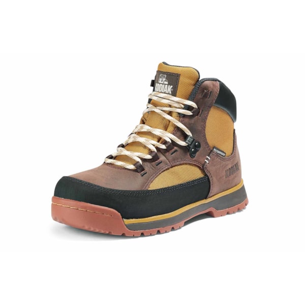 Women's Brown Greb Classic Hiker Steel-Toe Work Boot 
