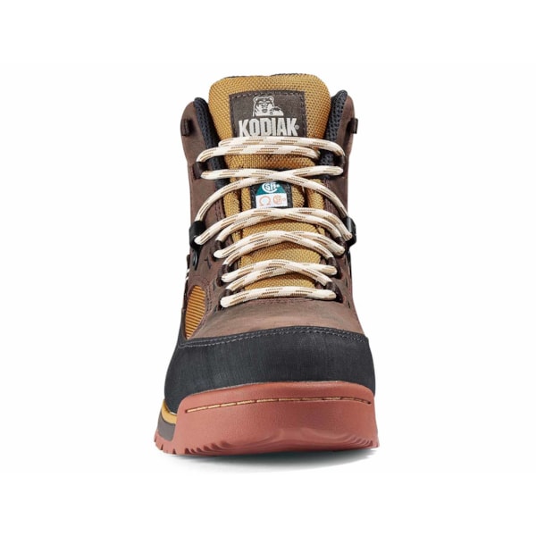 Women's Brown Greb Classic Hiker Steel-Toe Work Boot 