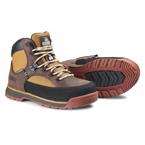 Women's Brown Greb Classic Hiker Steel-Toe Work Boot 