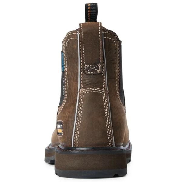 Men's Brown Groundbreaker Chelsea Steel Toe Work Boots