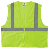 Glowear 8205Z Type R Class 2 Super Econo Mesh Vest Hi Viz Lime thumbnail 1