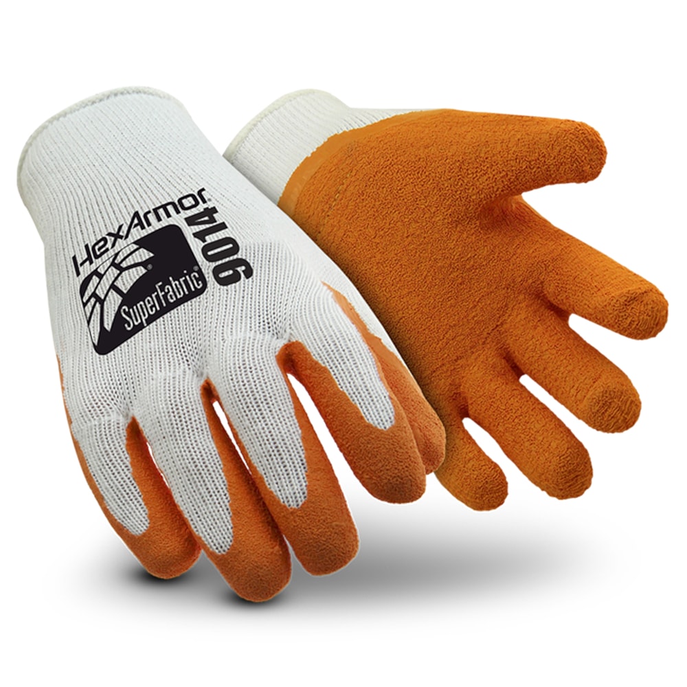  SharpsMaster II Needlestick Resistant Glove, Cut Level A9, Orange/White