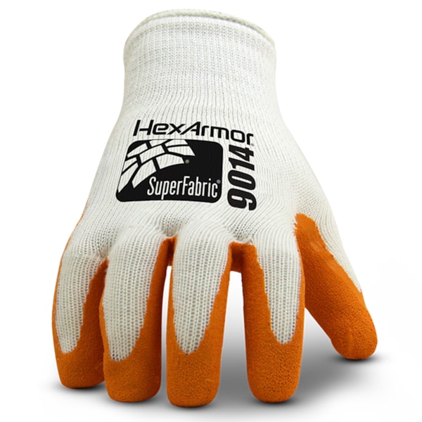  SharpsMaster II Needlestick Resistant Glove, Cut Level A9, Orange/White