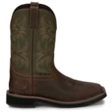 Mens Stampede Driller Brown/Green Steel Toe Work Boots thumbnail 3