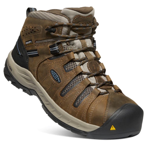 Men's - Flint II Mid Waterproof EH Steel Toe - Cascade Brown/Orion Blue