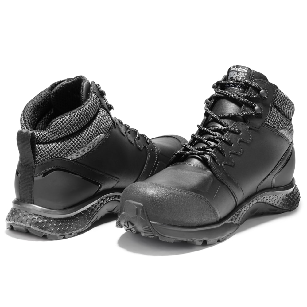 Men's Black Reaxion Composite Toe Waterproof Hiker Boot