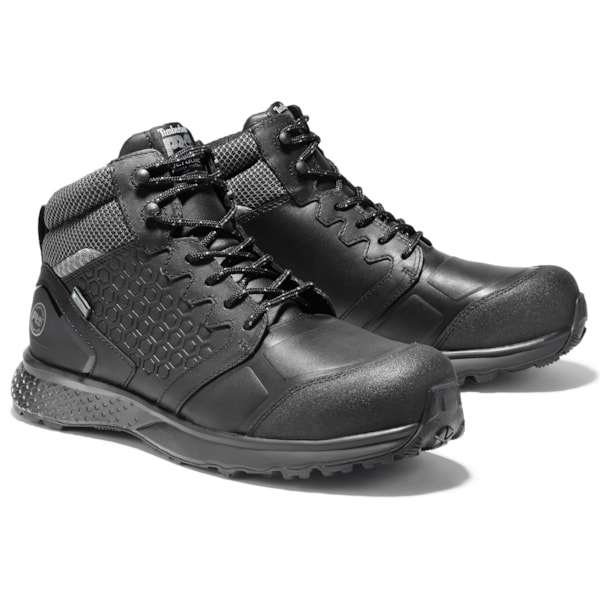 Men's Black Reaxion Composite Toe Waterproof Hiker Boot