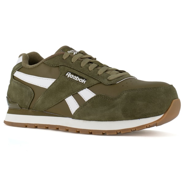 Men's Classic Work Sneaker - Olive and White