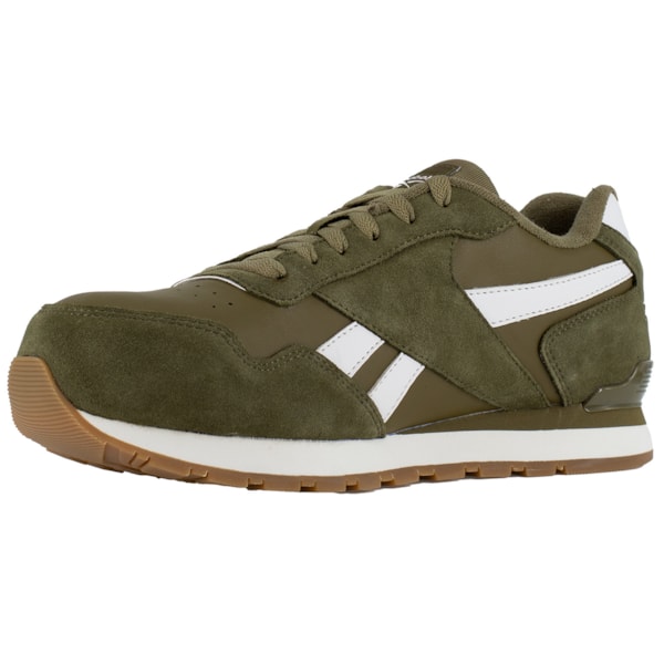 Men's Classic Work Sneaker - Olive and White