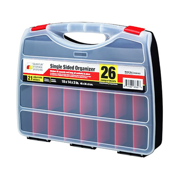 26 Compartment Single Sided Organizer