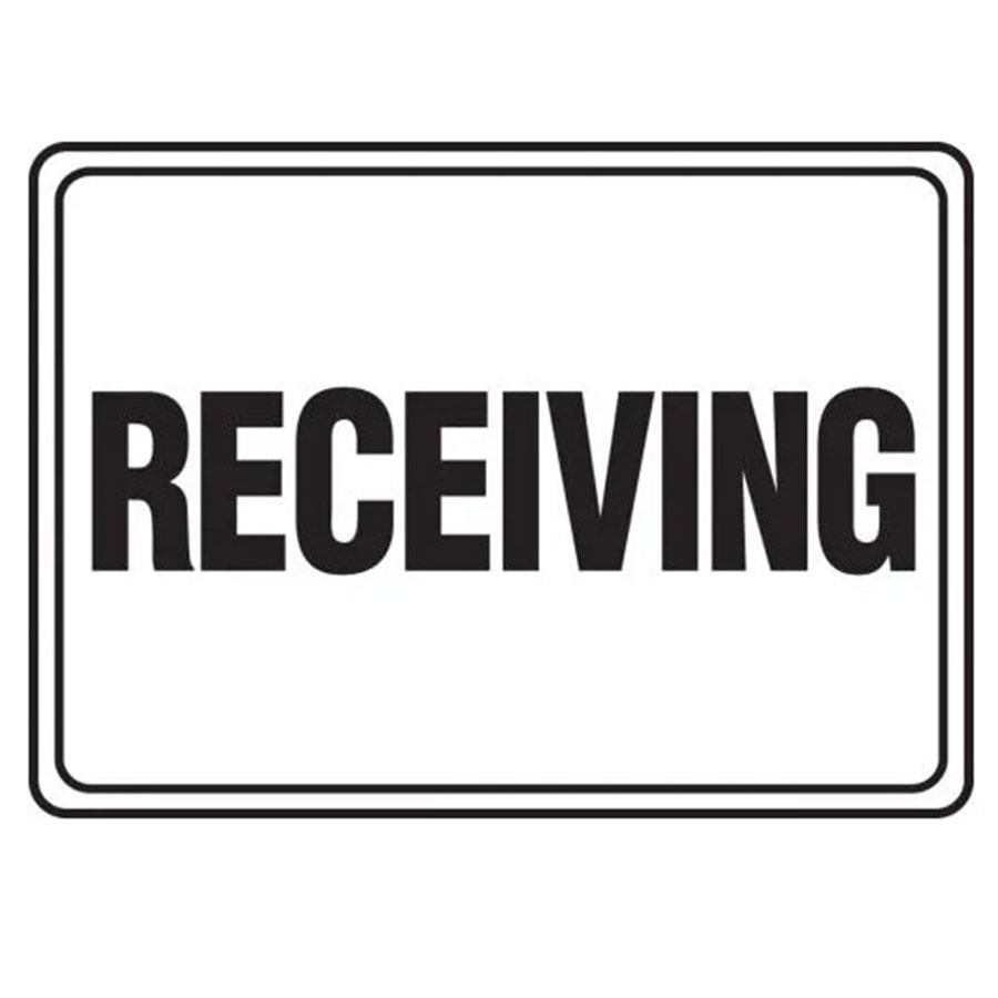 Safety Sign: Receiving