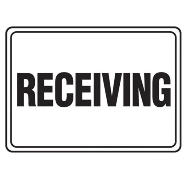 Safety Sign: Receiving