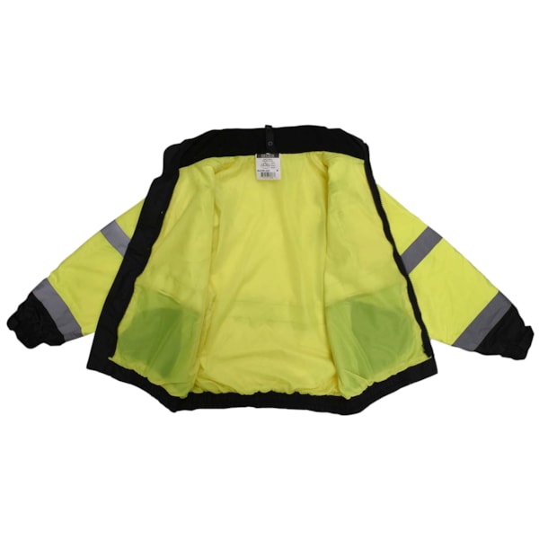 Class 3 Deluxe 3-in-1 Zip-Out Fleece Lined Traffic Safety Bomber Jacket, Custom Product Add Your Logo