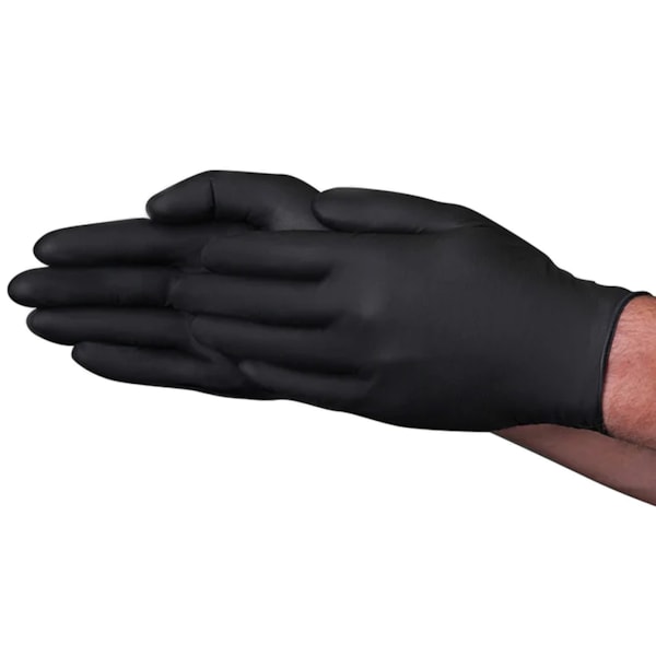 7 mil Black Nitrile Exam Glove