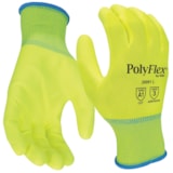 Hi-Vis Lime Polyurethane Palm Coated Nylon Gloves Vend Pack thumbnail 3