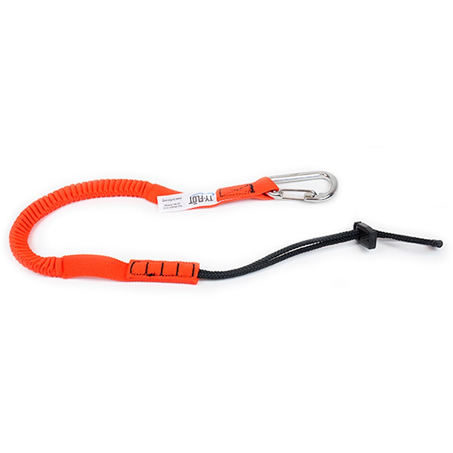 Bungee Style Tether 10lb ANSI 121, 34-56" Screw Gate And Cord 
